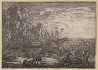 TvB G 5351
<br/>
De storm
<br/>
<em>Lorrain, Claude (1604/5-1682)</em>